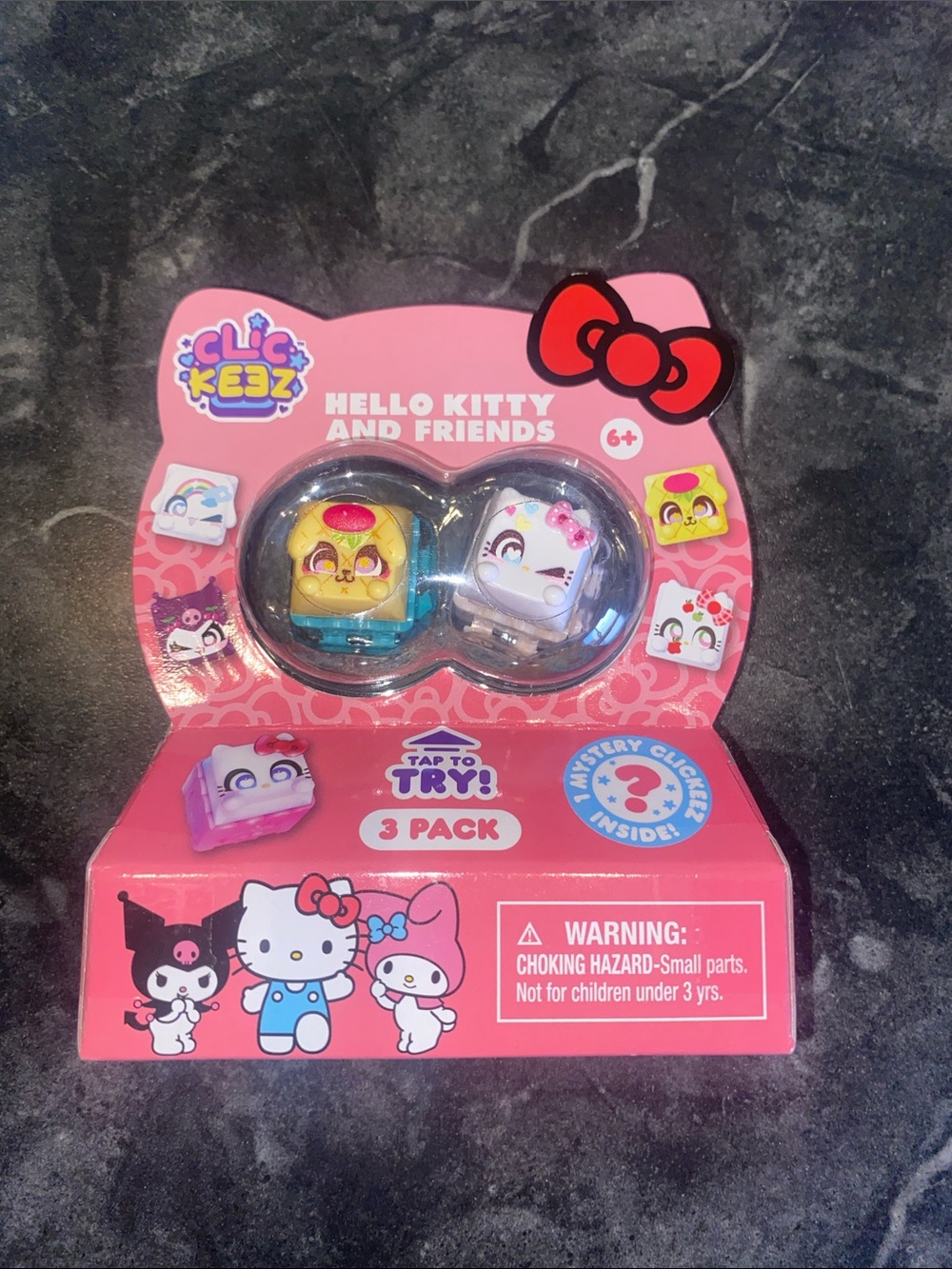 Clickeez Hello Kitty And Friends 3 Pack